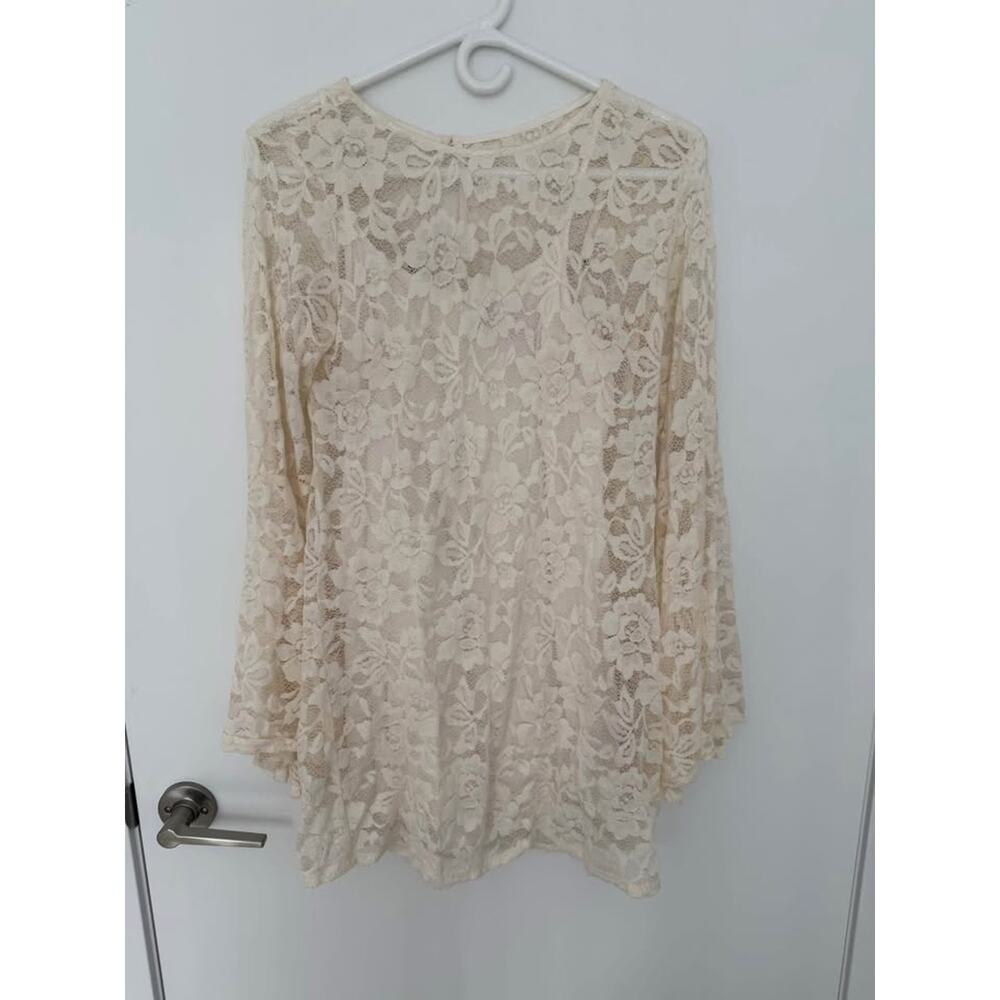 Abercrombie & Fitch lace dress long sleeve, size S